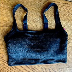 NWT adjustable black swim suit too SIZE SMALL